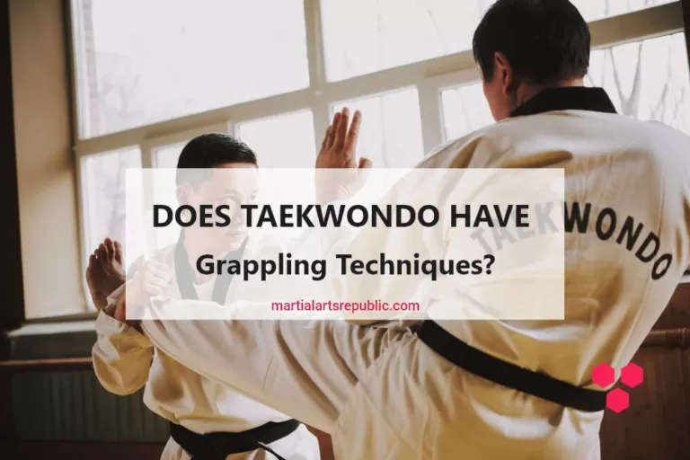does taekwondo have grappling
