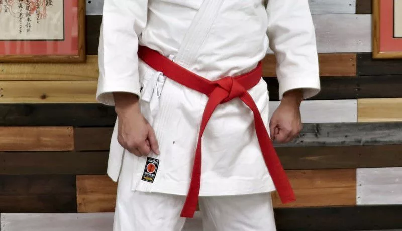 karate red belt